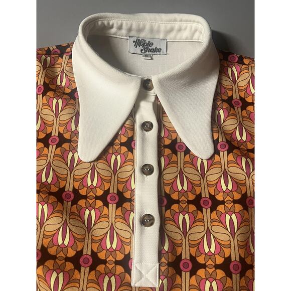 Stylish Retro Patterned Mini Dress - Picture 5 of 14